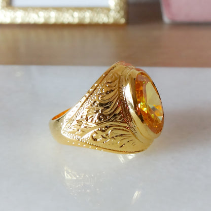 Flame | Heren statement ring