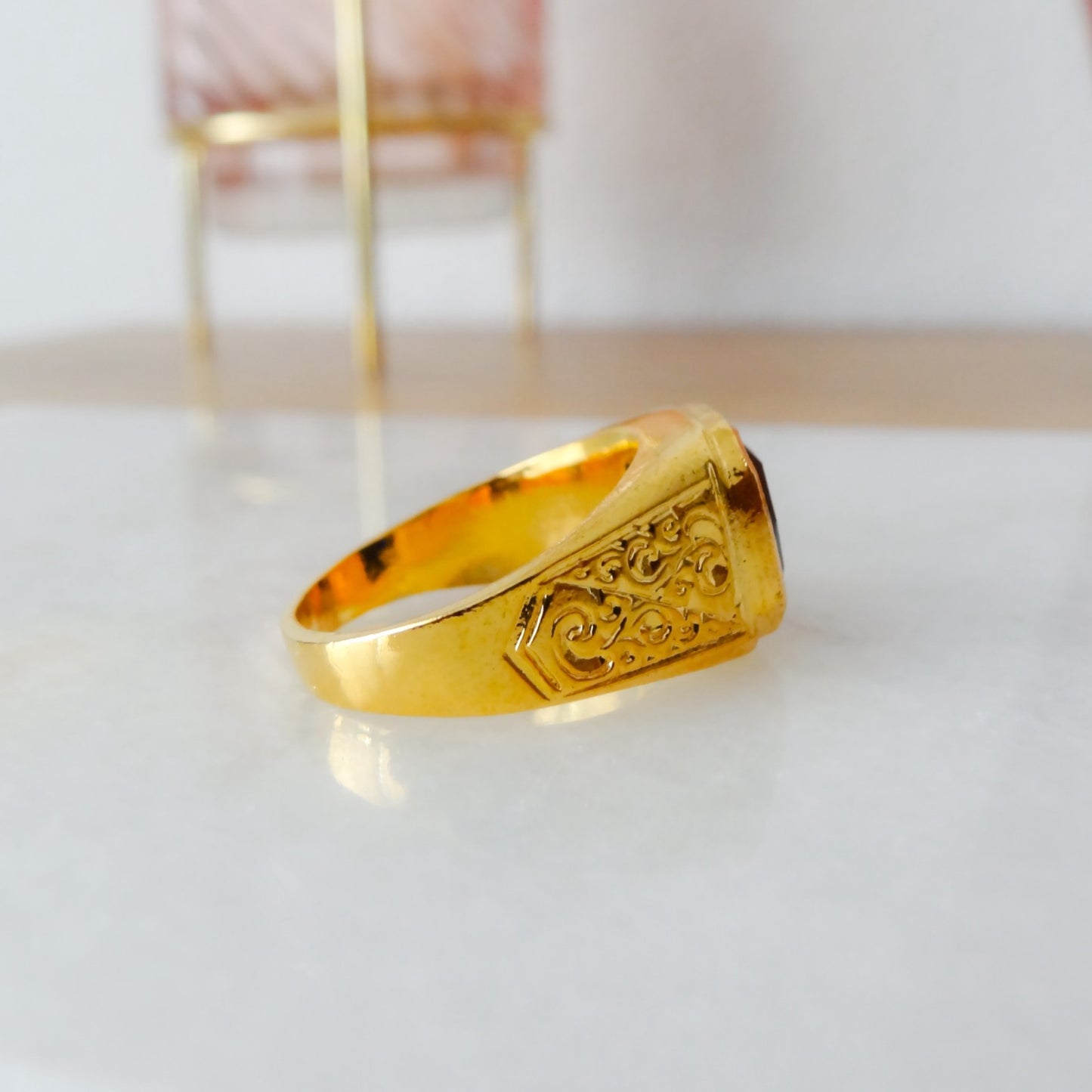 Vyom | Gouden heren ring