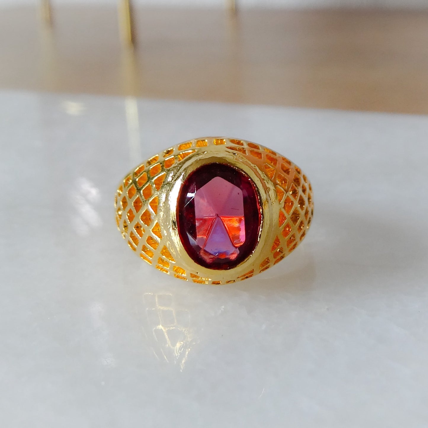 Manav | Heren ring fucsia