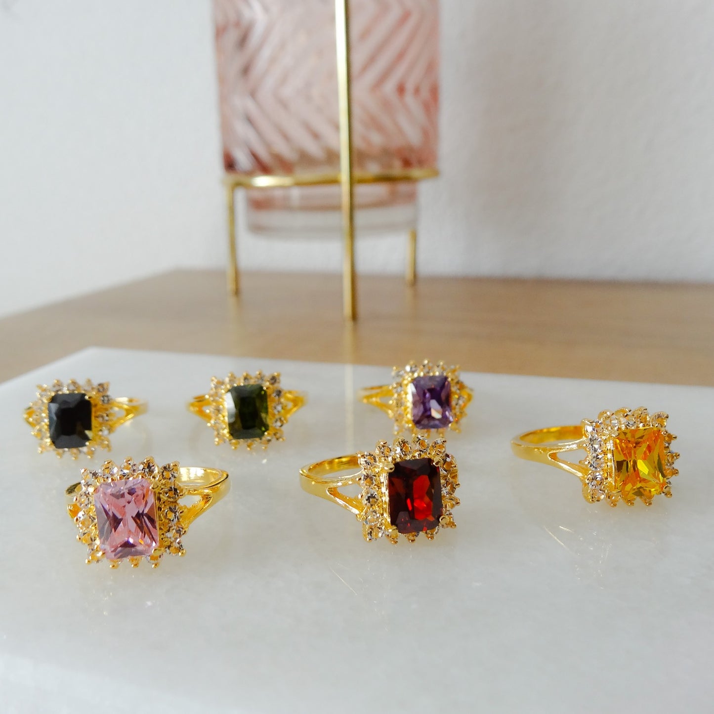 Saanvi | Cluster ring yellow